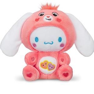 Care Bears Cinnamoroll Dressed As Love a lot  9" Fun-Size Plush. NWT
